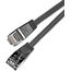 SLIM Patchcords Slim STP Netzwerkkabel Schwarz 0,5 m Cat6 U/FTP (STP) Flach, Farbe: Schwarz, 2 image