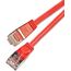SLIM Patchcords Slim STP Netzwerkkabel Rot 0,75 m Cat6 U/FTP (STP) Flach, Farbe: Rot, 2 image