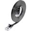 SLIM Patchcords Slim STP Netzwerkkabel Schwarz 0,75 m Cat6 U/FTP (STP) Flach, Farbe: Schwarz