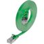 SLIM Patchcords Slim STP Netzwerkkabel Grün 1 m Cat6 U/FTP (STP) Flach, Farbe: Grün