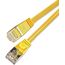 SLIM Patchcords Slim STP Netzwerkkabel Gelb 10 m Cat6 U/FTP (STP) Flach, Farbe: Gelb, 2 image