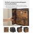 Songmics RFB126B01 Aufbewahrungsbox Quadratisch Karton, Vliesstoff (TNT), Oxford Schwarz, Braun, Rostfarbe, 6 image
