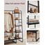 Vasagle RGR116B02 Schlafzimmer-Schrank 5 Regale Schwarz Garderobe, 4 image