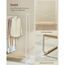 Vasagle RGR116W09 Schlafzimmer-Schrank 6 Regale Weiß Toilette, 5 image