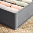 Songmics RUS08GY Aufbewahrungsbox Quadratisch Grau, 4 image