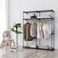 Songmics Stoffschrank mit 2 Kleiderstangen