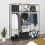Songmics RYG12B Schlafzimmer-Schrank 9 Regale 3 Tür(en) Schwarz Toilette, 3 image