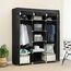 Songmics RYG12B Schlafzimmer-Schrank 9 Regale 3 Tür(en) Schwarz Toilette, 4 image