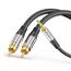 sonero 2x Cinch auf 3.5mm Audio Kabel 3.0m, Farbe: Schwarz, Länge: 3 m, 2 image