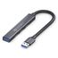 sonero S-UH100-005 Schnittstellen-Hub USB 3.2 Gen 1 (3.1 Gen 1) Type-A 5000 Mbit/s Schwarz, Grau