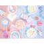 PartyDeco SDR1-081J Einweg-Geschirr-Set 6 Person(en) 18 Stück(e), Farbe: Pink, Holz, 2 image