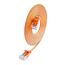 SLIM Patchcords SLIM-L-UU-K6A 0.1 OR Netzwerkkabel Orange 0,1 m Cat6a U/UTP (UTP)