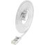 SLIM Patchcords SLIM-L-UU-K6A 0.1 WT Netzwerkkabel Weiß 0,1 m Cat6a U/UTP (UTP)