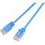 SLIM Patchcords SLIM-L-UU-K6A 0.25 BL Netzwerkkabel Blau 0,25 m Cat6a U/UTP (UTP), 2 image