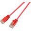 SLIM Patchcords SLIM-L-UU-K6A 0.5 RD Netzwerkkabel Rot 0,5 m Cat6a U/UTP (UTP), 2 image