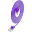 SLIM Patchcords SLIM-L-UU-K6A 1.0 VT Netzwerkkabel Violett 1 m Cat6a U/UTP (UTP)