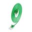 SLIM Patchcords SLIM-L-UU-K6A 1.5 GN Netzwerkkabel Grün 1,5 m Cat6a U/UTP (UTP)