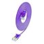 SLIM Patchcords SLIM-L-UU-K6A 1.5 VT Netzwerkkabel Violett 1,5 m Cat6a U/UTP (UTP)