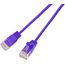 SLIM Patchcords SLIM-L-UU-K6A 10.0 VT Netzwerkkabel Violett 10 m Cat6a U/UTP (UTP), 2 image