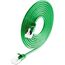 SLIM Patchcords SLIM-LS-K6A 0.15 GN 50 Netzwerkkabel Grün 0,15 m Cat6a U/FTP (STP) Rund, Farbe: Grün, Länge: 0,15 m