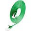 SLIM Patchcords KAT6A 10 Gigabit Lightpatchkabel, 1,0m, U/FTP, Ø 3,8mm, grün, 90-Pack, Farbe: Grün