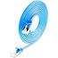 SLIM Patchcords KAT6A 10 Gigabit Lightpatchkabel, 1,5m, U/FTP, Ø 3,8mm, blau, 60-Pack, Farbe: Blau, Länge: 1,5 m