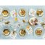 PartyDeco SP33-77-40-008 Papierserviette Papier Weiß, Gold 20 Stück(e), 4 image