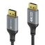sonero SPC-DP100-030 DisplayPort-Kabel 3 m Schwarz, Grau, Farbe: Schwarz, Grau, Länge: 3 m