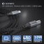 sonero SPC-U020-010 USB Kabel USB 2.0 1 m USB C USB B 0,48 Gbit/s Schwarz, Grau, Farbe: Schwarz, Grau, Länge: 1 m, 6 image