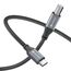 sonero SPC-U020-050 USB Kabel USB 2.0 5 m USB C USB B 0,48 Gbit/s Schwarz, Grau, Farbe: Schwarz, Grau, Länge: 5 m, 3 image