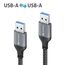 sonero SPC-U050-010 USB Kabel USB 3.2 Gen 1 (3.1 Gen 1) 1 m USB A 5 Gbit/s Schwarz, Grau, 2 image