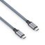 sonero SPC-U310-010 USB Kabel USB 2.0 1 m USB C 0,48 Gbit/s 100 W Grau, Blau, Farbe: Grau, Blau, Länge: 1 m