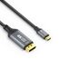 sonero SPC-V200-010 Videokabel-Adapter 1 m USB Typ-C DisplayPort Schwarz, Grau, Farbe: Schwarz, Grau, Länge: 1 m, 2 image