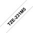 Brother TZE-231M5 Etiketten erstellendes Band Schwarz auf weiss