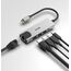 D-Link DUB-M520 laptop-dockingstation & portreplikator Kabelgebunden Thunderbolt 3 Aluminium, 2 image