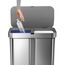 simplehuman ST2036 Mülleimer 58 l Rechteckig Edelstahl Silber, 2 image