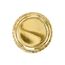 PartyDeco TPP58-019ME Einweggeschirr Teller, Farbe: Gold