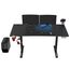 Ultradesk Level V2 Schwarz, Blau, Farbe: Schwarz, Blau, 4 image