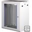Wirewin WCAB PS3 600X450X12U FP Rack 12U Wandmontiertes Regal Hellgrau