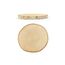 PartyDeco Untersetzer aus Holz, Durchmesser 10-12cm