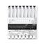 Ohuhu Y30-80600-28 Fineliner Schwarz 8 Stück(e)