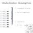 Ohuhu Y30-80600-28 Fineliner Schwarz 8 Stück(e), 2 image