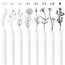 Ohuhu Y30-80600-28 Fineliner Schwarz 8 Stück(e), 3 image