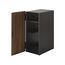Yamazaki YA02110 Wohnzimmerschrank Lagerschrank, Farbe: Schwarz