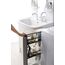 Yamazaki 3628 Etagère & Platzsparer für Badezimmer Schwarz Stahl, Holz, Farbe: Schwarz, 2 image