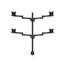Multibrackets 5891 Flachbildschirm-Tischhalterung 76,2 cm (30") Tisch/Bank Schwarz