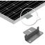 AutoSolar ZWI4 Zubehör für die Montage von Solarmodulen Solarmodul-Montagehalterung