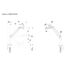 Multibrackets 2432 Flachbildschirm-Tischhalterung 81,3 cm (32") Tisch/Bank Schwarz, 13 image