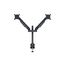 Multibrackets 2593 Flachbildschirm-Tischhalterung 81,3 cm (32") Tisch/Bank Schwarz