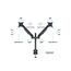Multibrackets 2593 Flachbildschirm-Tischhalterung 81,3 cm (32") Tisch/Bank Schwarz, 4 image